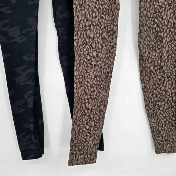 Spanx Women's Camo Print Cheetah Print Seamless Leggings Size Small - Picture 3 of 8